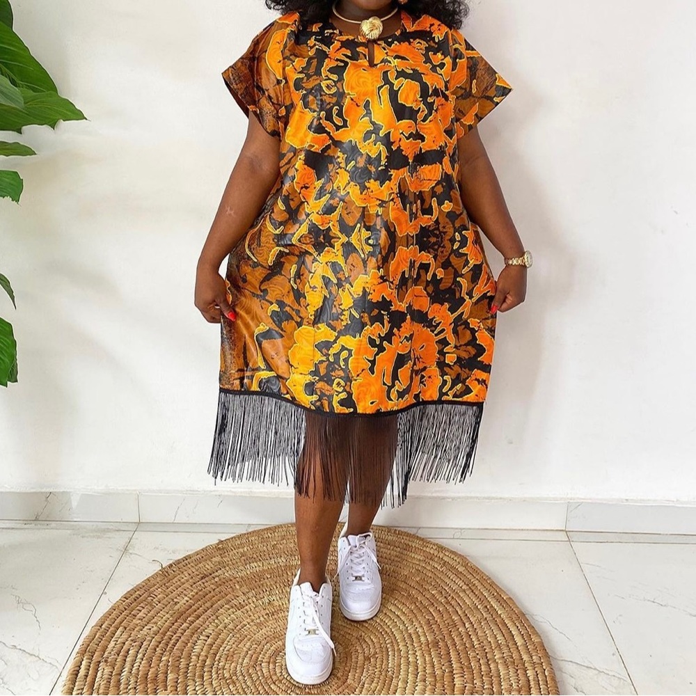 African short Boubou Dress